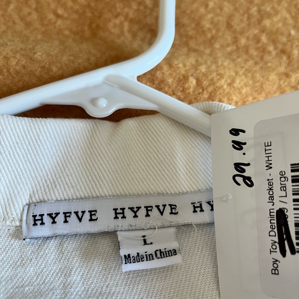HYVE Distressed Jean Jacket